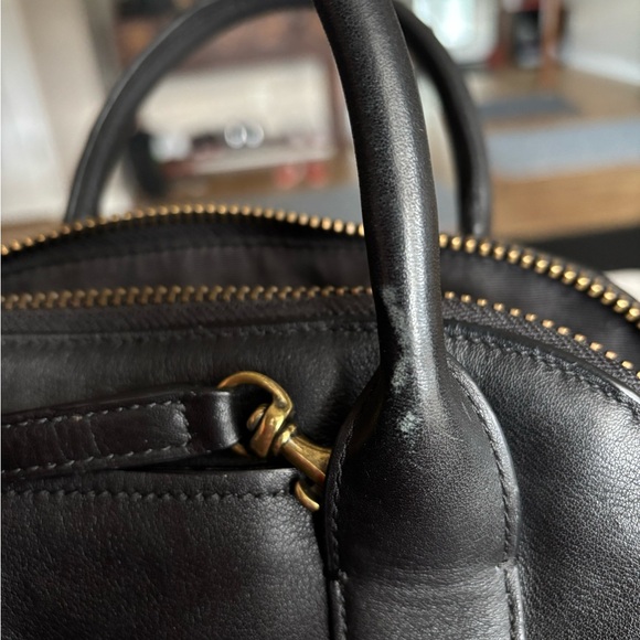 COACH Black Bleecker Mini Preston satchel/crossbody - Picture 6 of 9